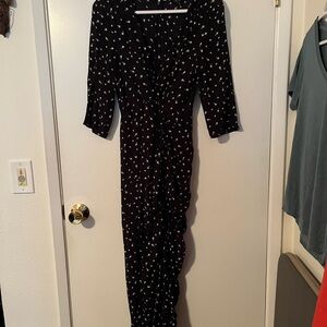 Black Dress with White Polka Dots size 4